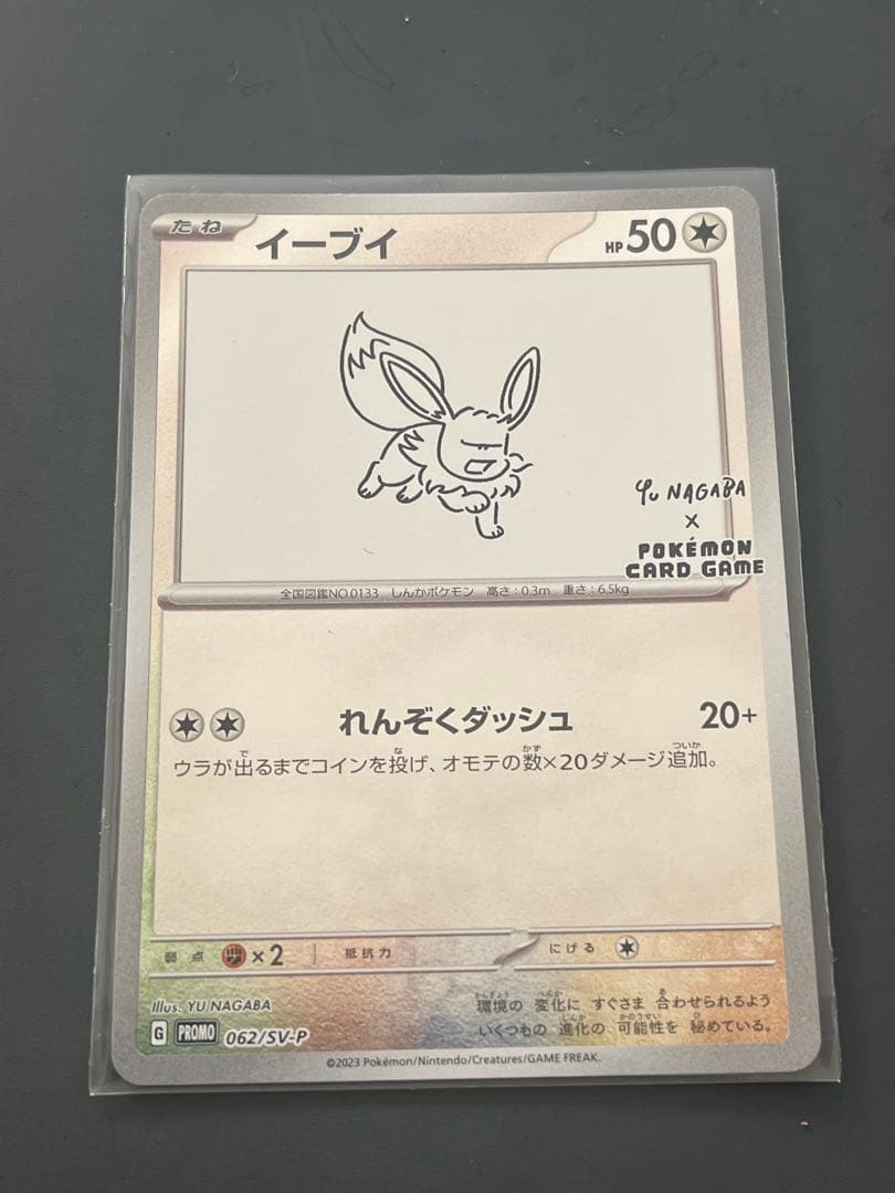 Yu Nagaba Pokémon card gameリーフィア イーブイ