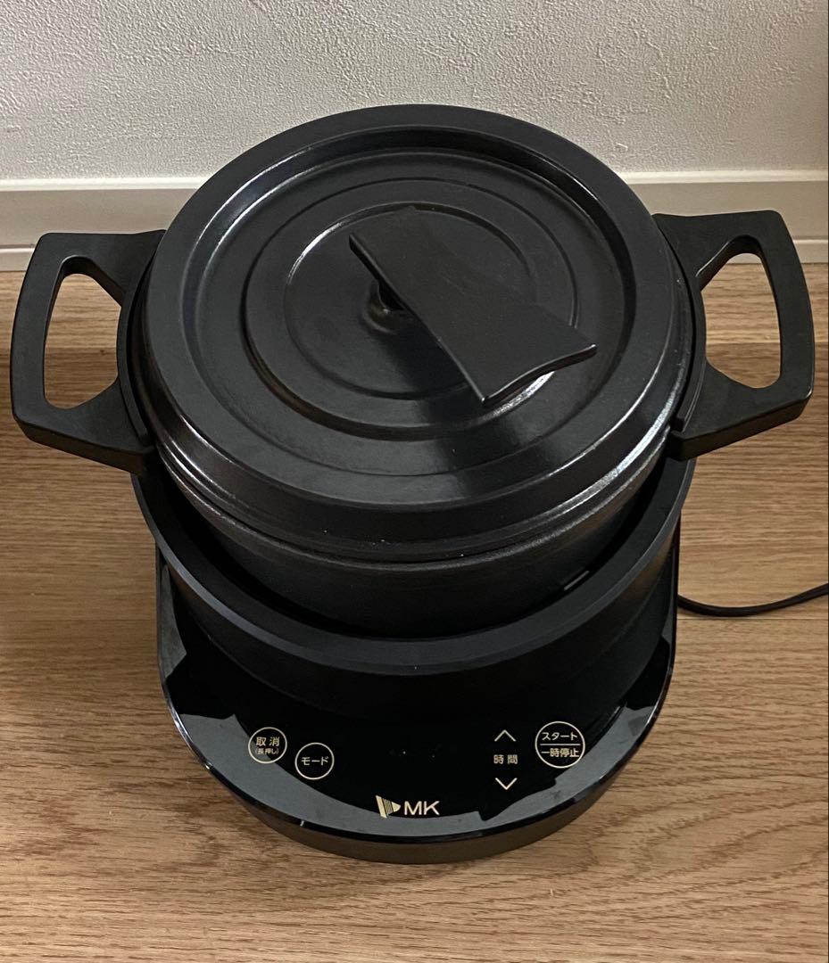 MK精工 水無し電気鍋 コツいらず　自動調理鍋　炊飯器