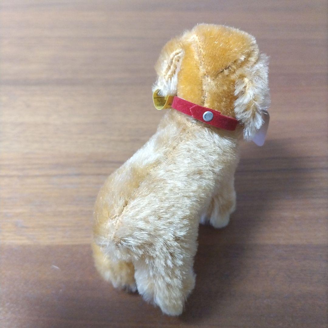 アンティーク　ヴィンテージ　シュタイフ　ぬいぐるみ　犬　Cockie クッキー