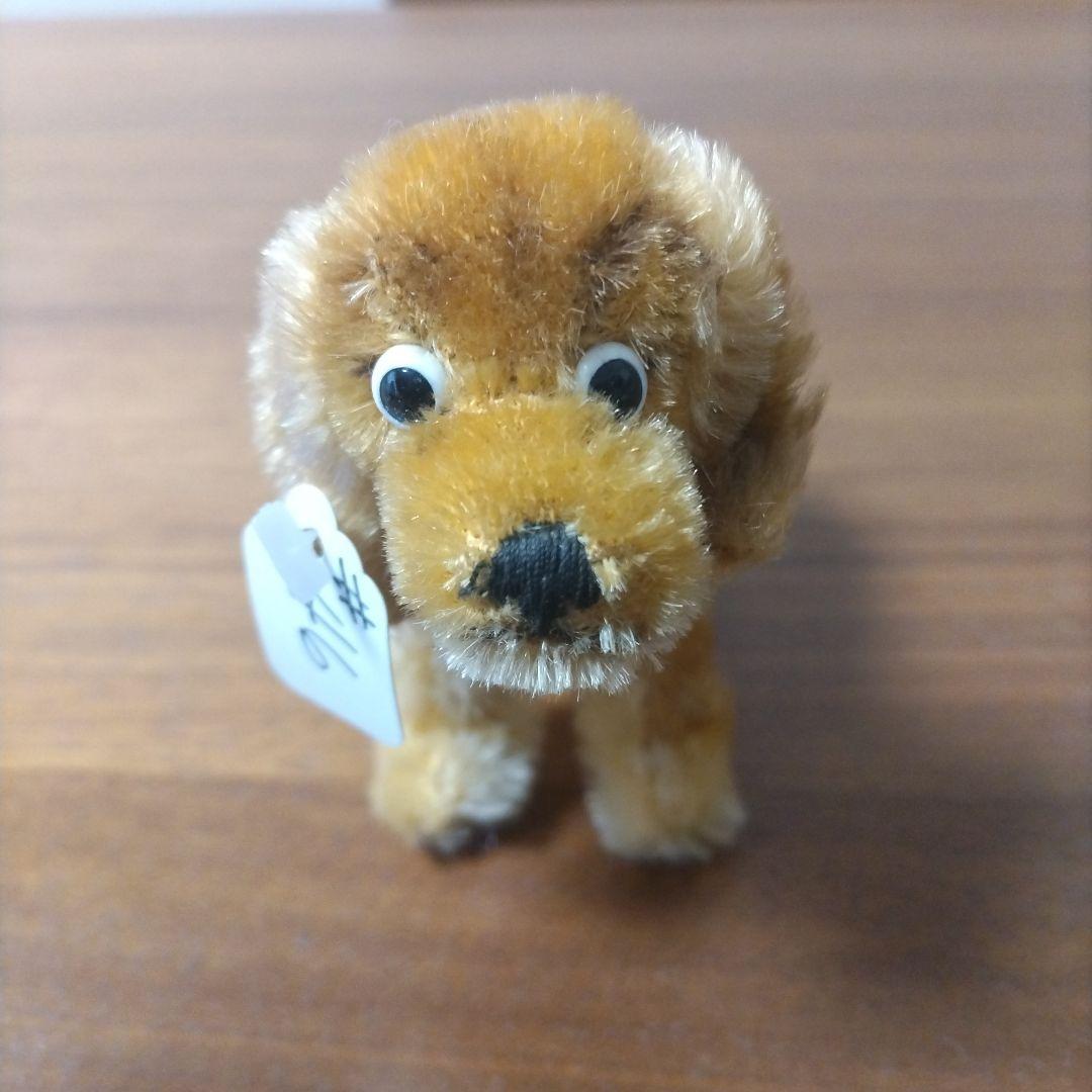 アンティーク　ヴィンテージ　シュタイフ　ぬいぐるみ　犬　Cockie クッキー