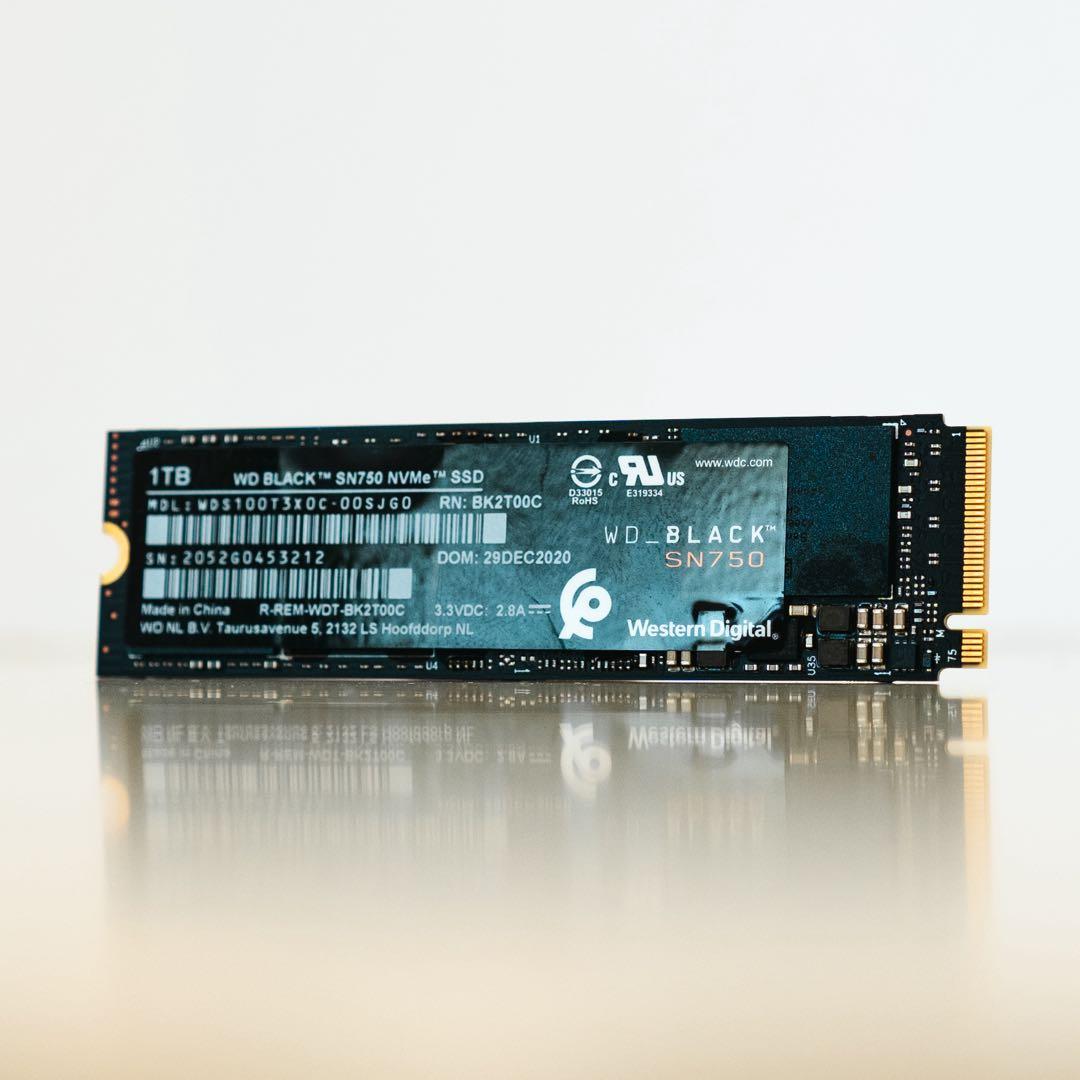 内蔵型SSD WD_BLACK SN750 1TB NVMe SSD