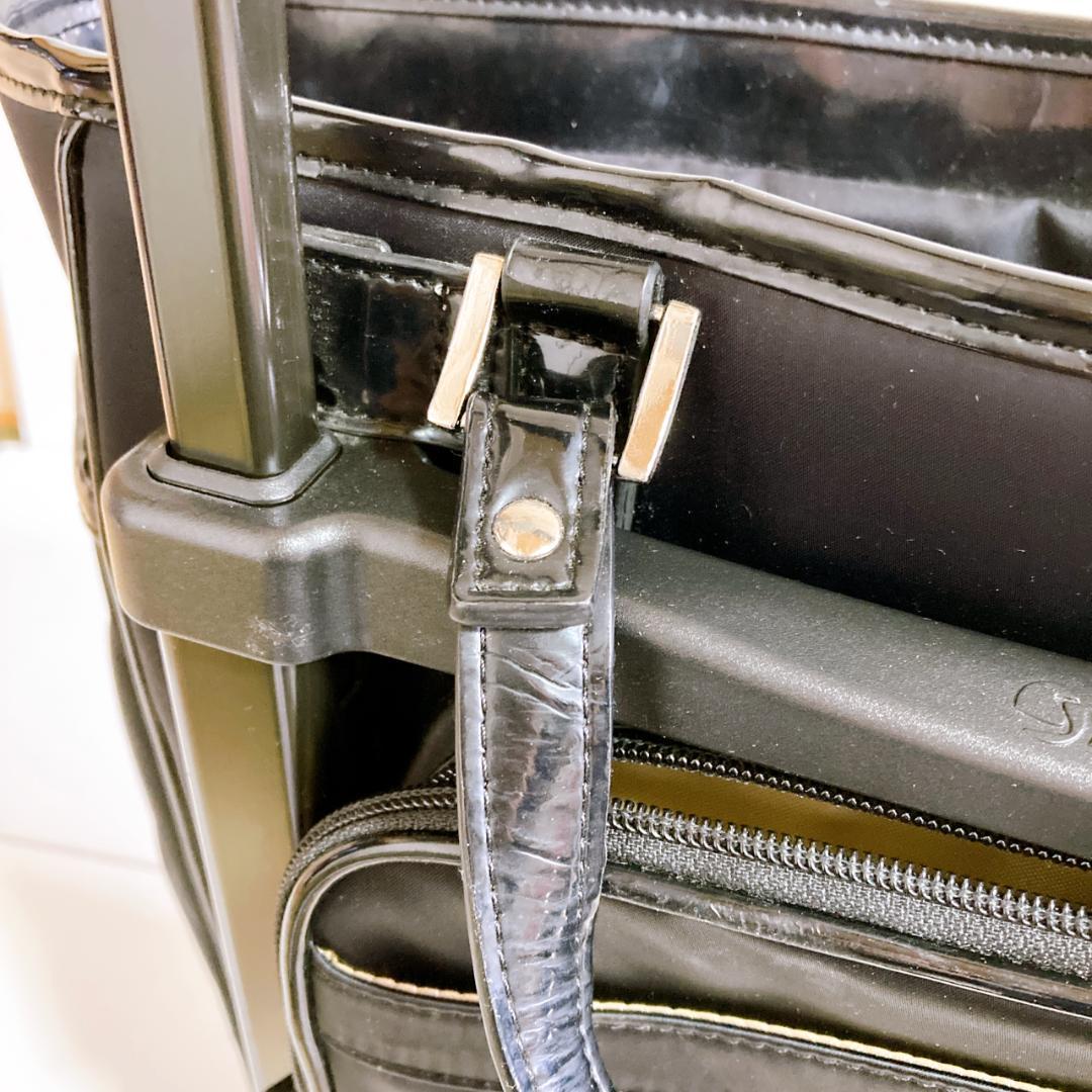 【良品】SWANY (スワニー) 機内持込 ビジネスキャリーバッグ ネイビー