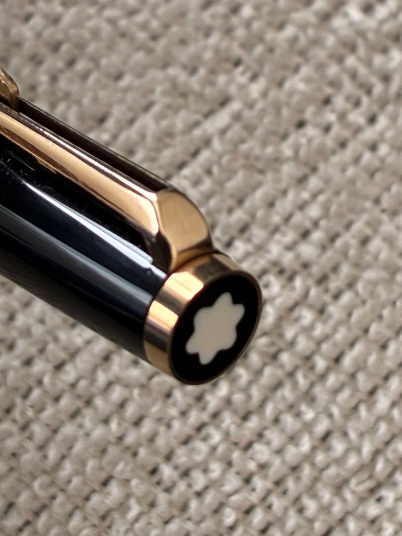 ◾️美品◾️MONT BLANC モンブラン◾️ハンマートリガー式ボールペン◾️黒/金