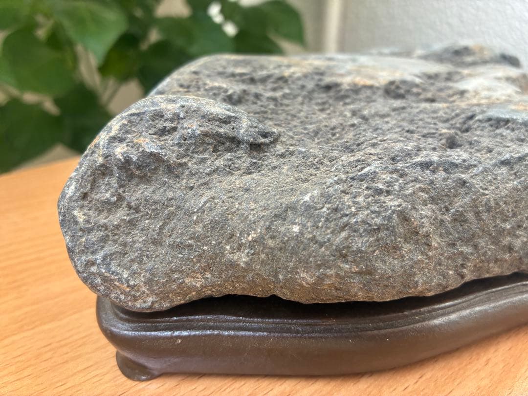 美石　天然石　専用台座付き
