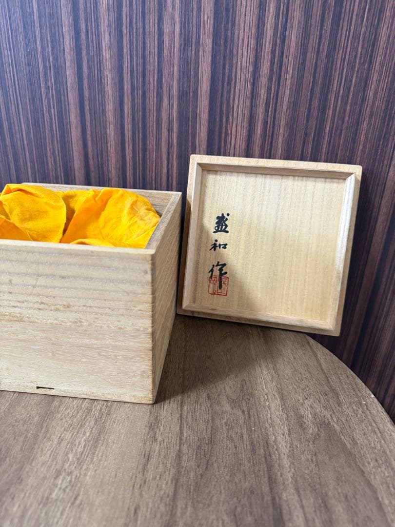 京焼 木村盛和 作 油滴天目釉 陶器 抹茶碗 茶碗 茶道具