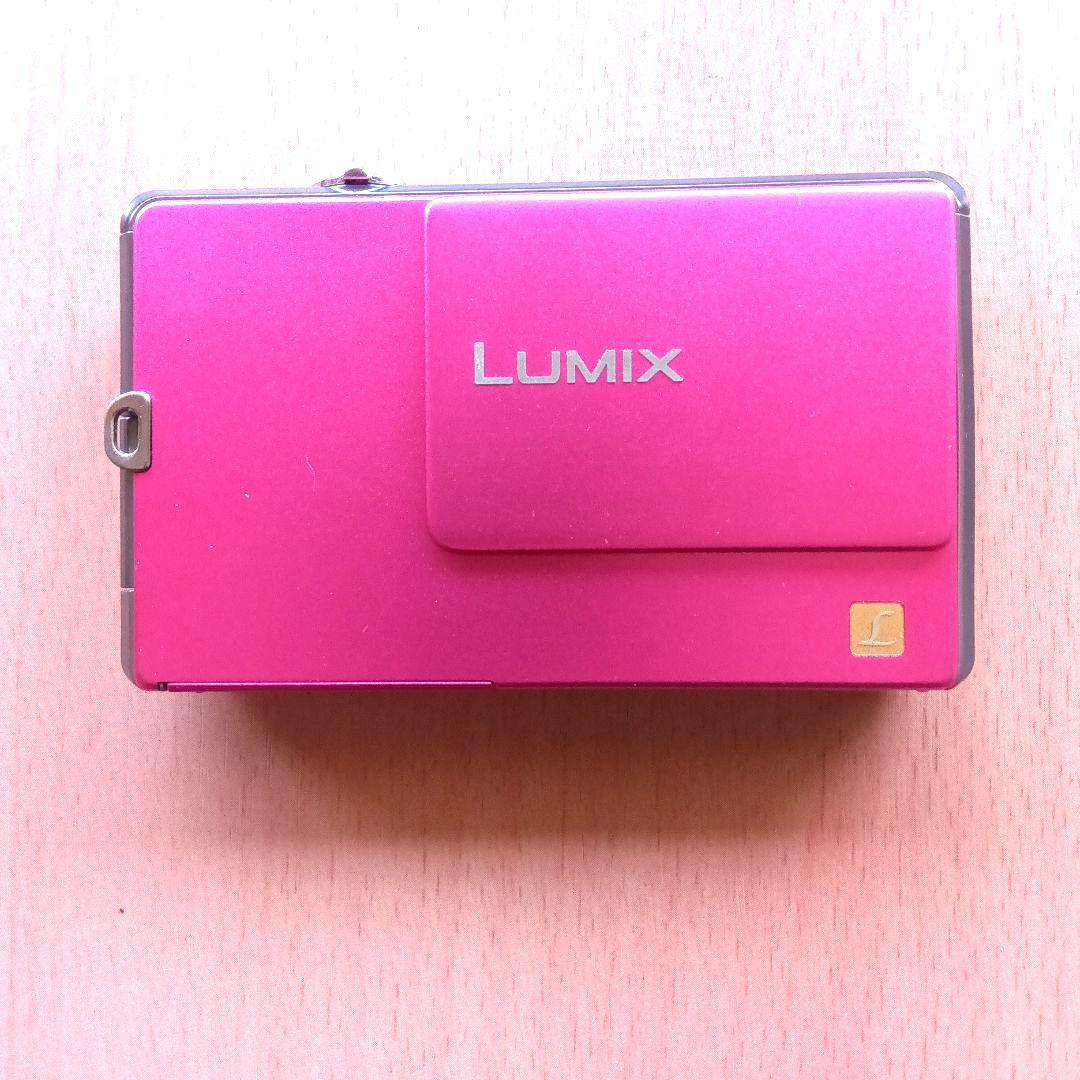 美品 コンデジ LUMIX DMC-FP1 ピンク、中古、動作品