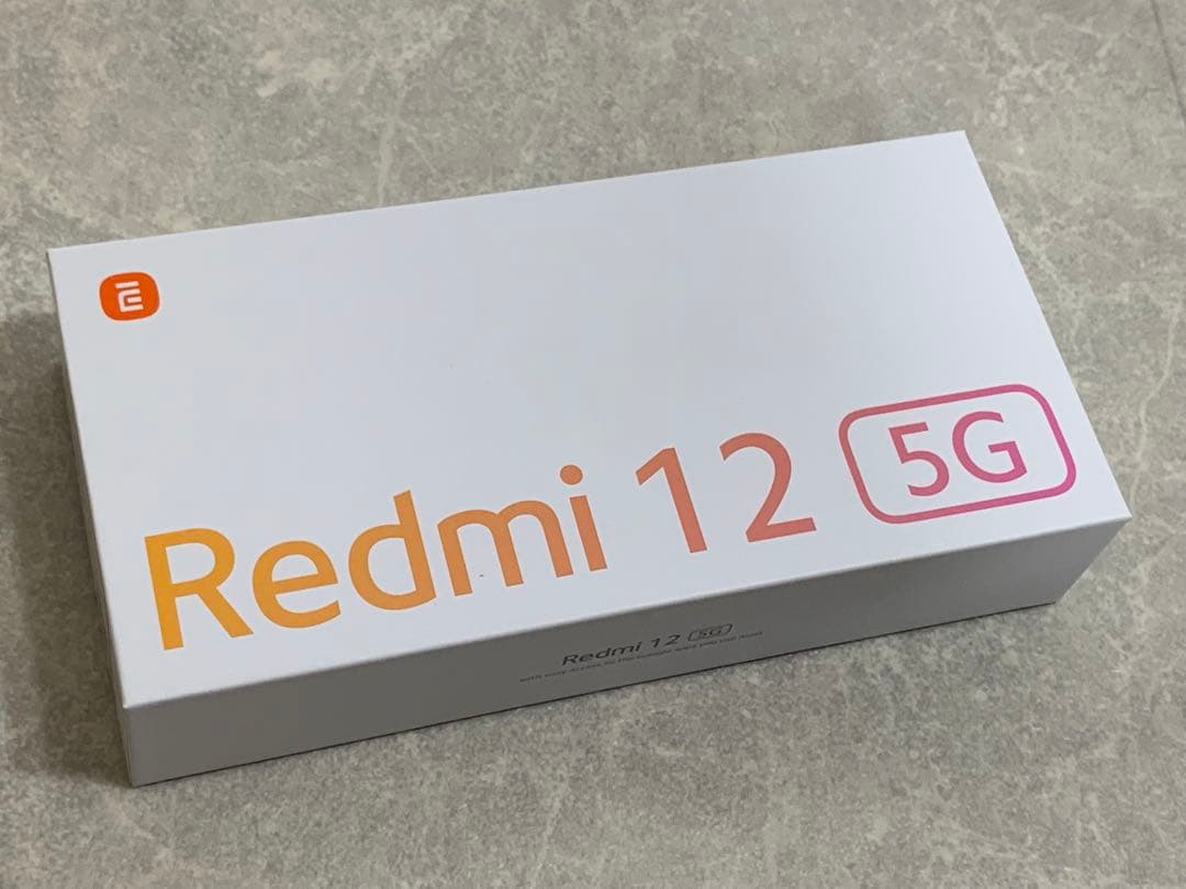Redmi 12 5G XIG03 スカイブルー 4GB RAM 128GB