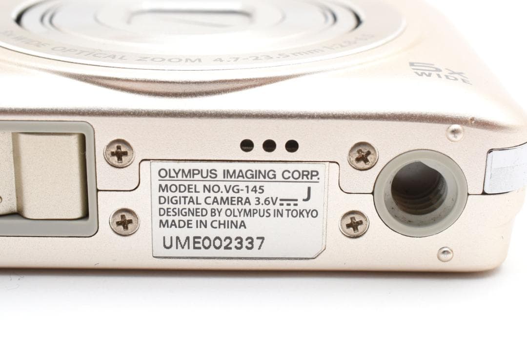 【美品】OLYMPUS VG-145 ゴールド　動作確認済