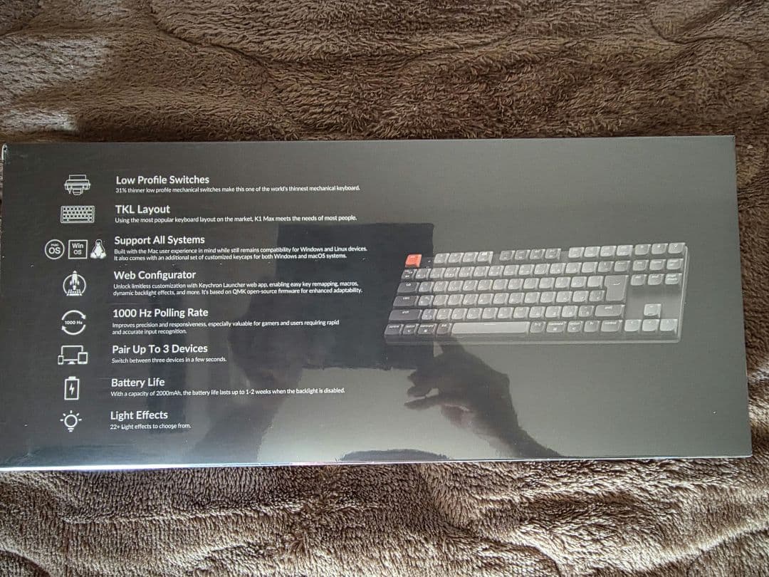 Keychron K1 Max H6Z JIS 静音赤軸 新品未開封品