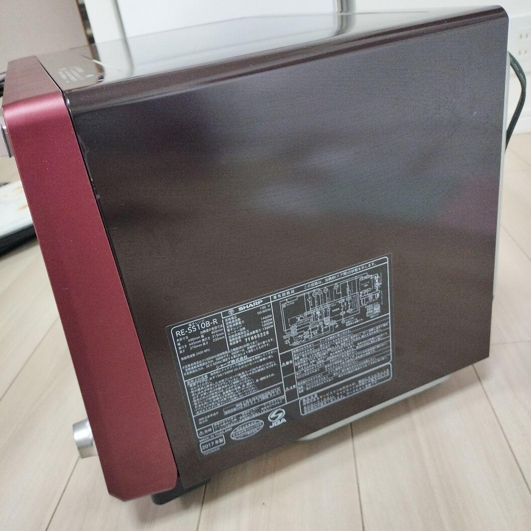 シャープ 過熱水蒸気オーブンレンジ 31L RE-SS10B-R 2017年製