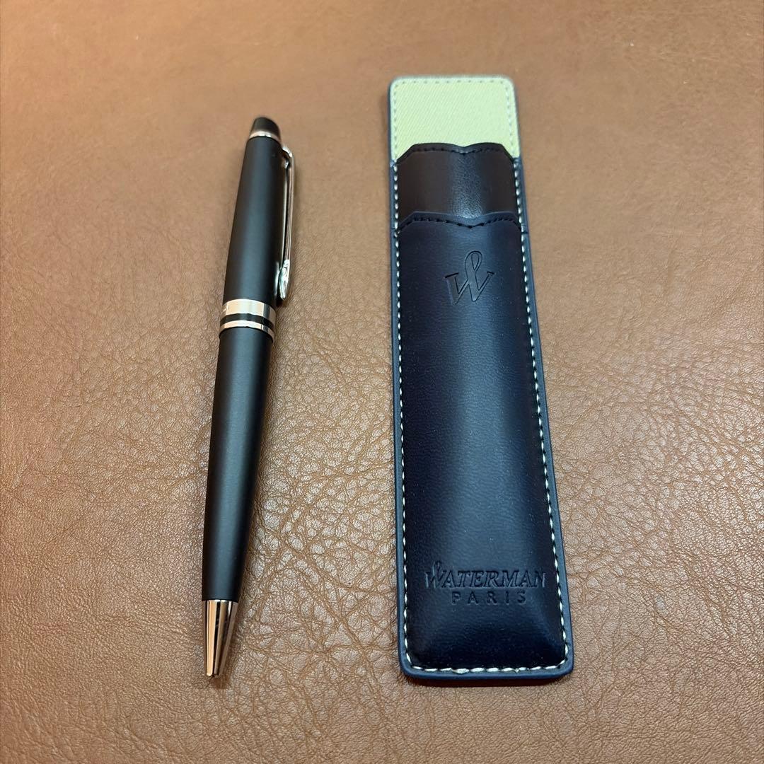 WATERMAN ボールペン エキスパートマットブラック 本体 専用ケース付