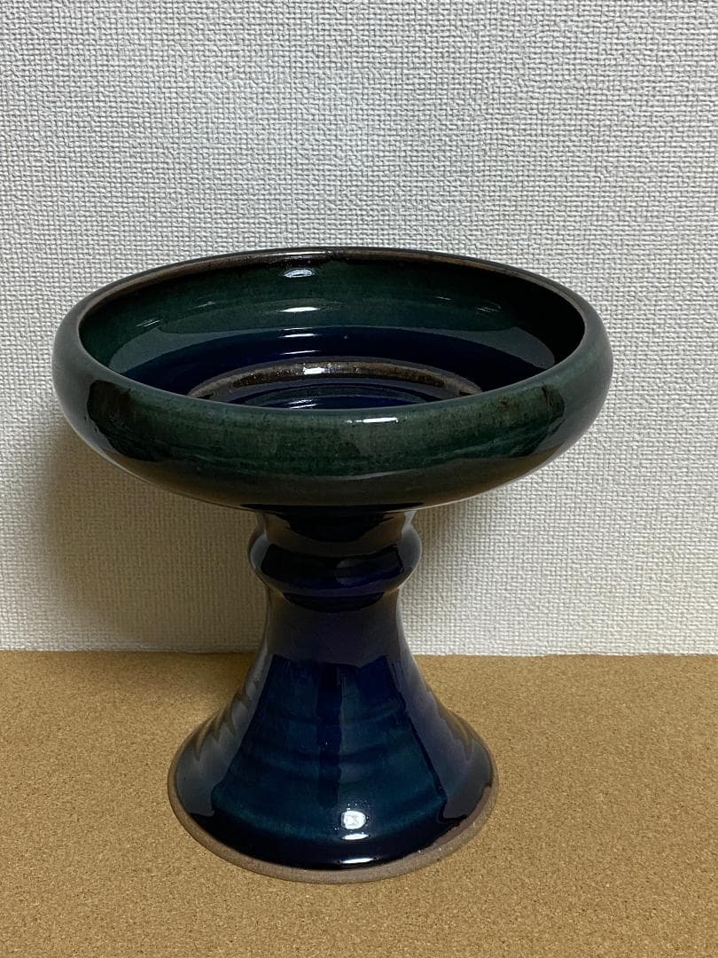 出西窯　キャットボウル　呉須