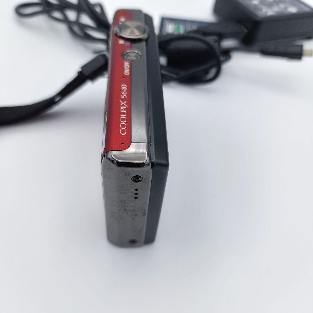 動作良好　Nikon Coolpix S640 レッド