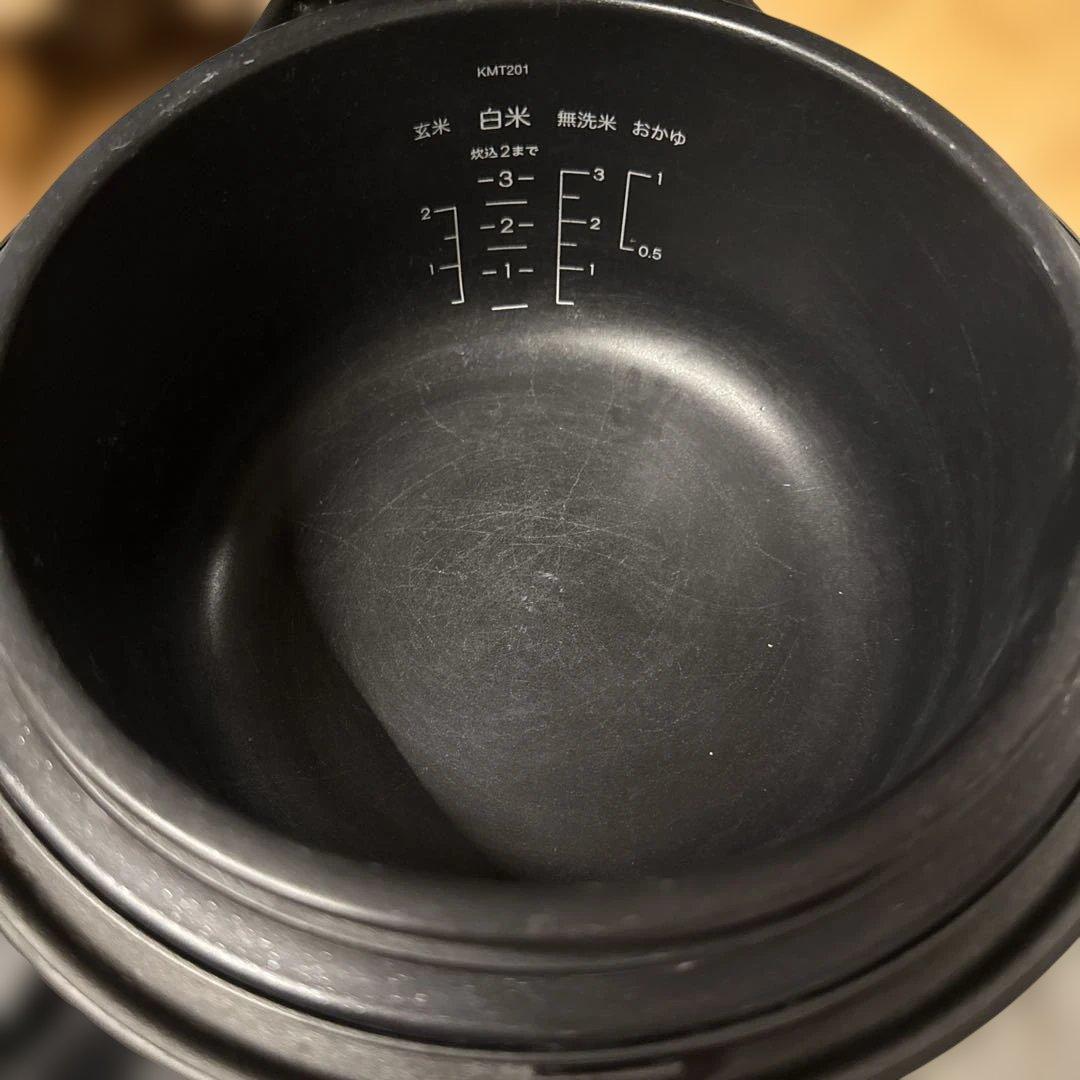 バルミューダ BALMUDA The Gohan 炊飯器 K03A-BK