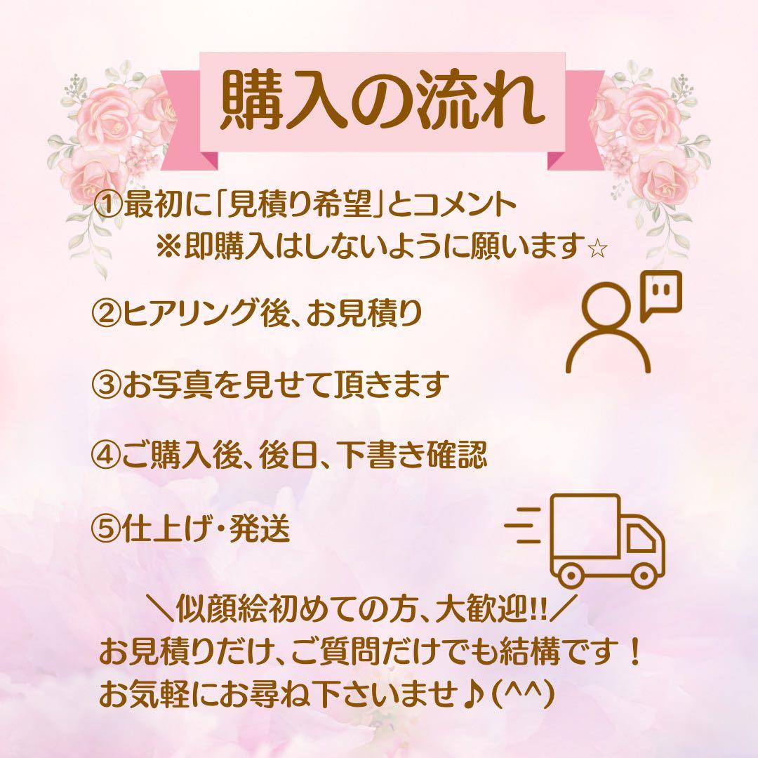 似顔絵オーダー　退職祝い　誕生日　記念日　金婚式　プレゼント