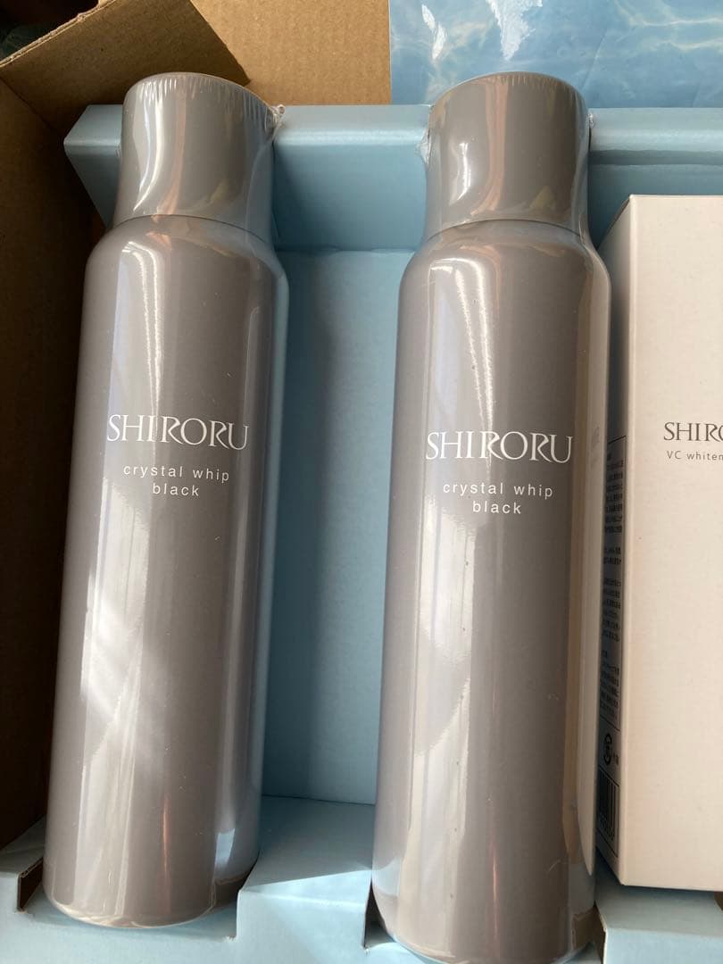 SHIRORU クリスタルホイップブラック 2本とVCホワイトニングゲル2本と他