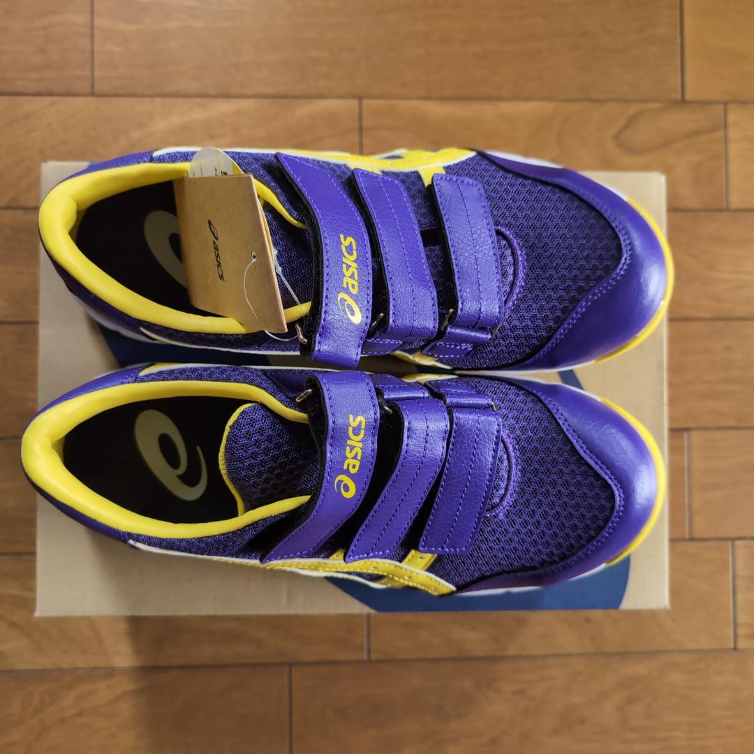新品 未使用 ASICS CP202 ジェントリ パープル 25cm