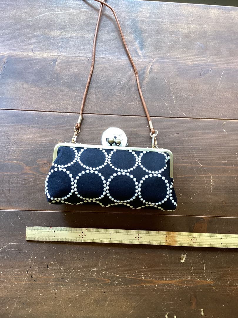 ミナペルホネンハンドメイド・がま口ショルダー‼︎