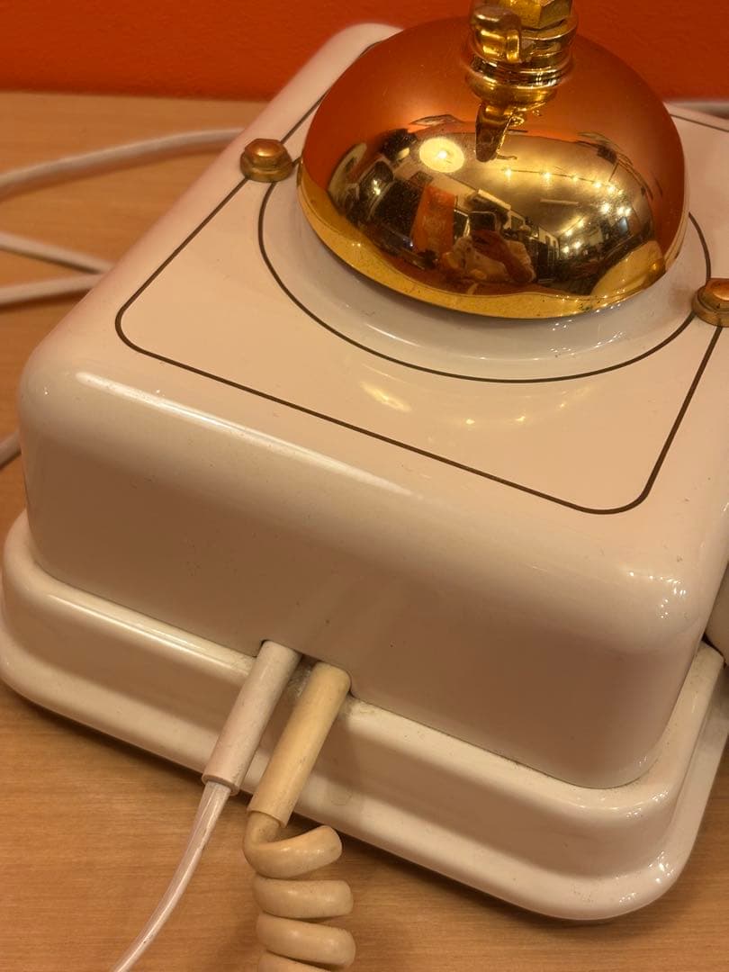 70年代 kanda マーガレットフォン 電話 アイボリー レトロ完動品