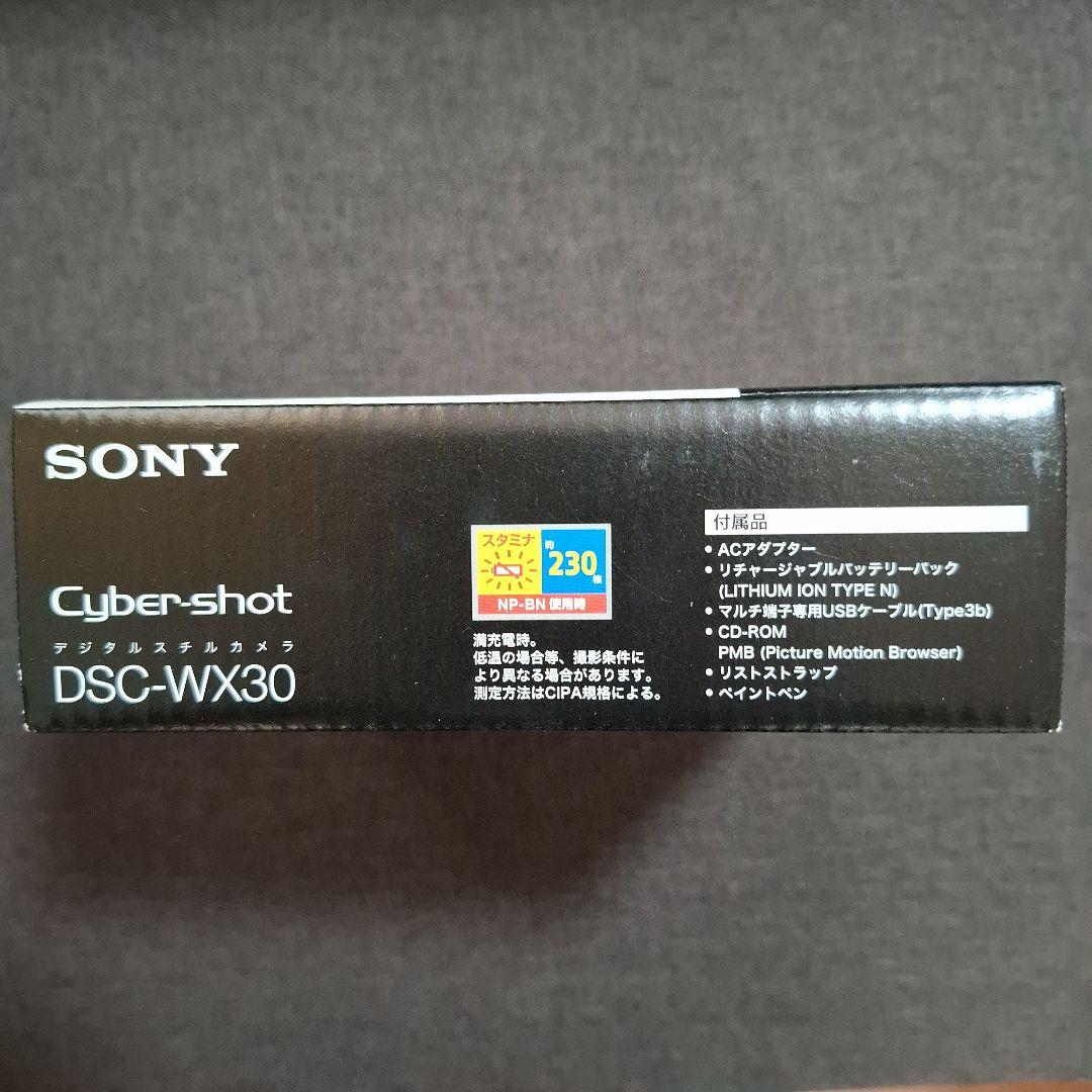 SONY Cyber-shot DSC-WX30ゴールド デジカメ SDカード付
