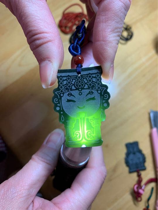 ☆値段相談可能☆限定版☆馬祖仏様の両面玉ペンダント