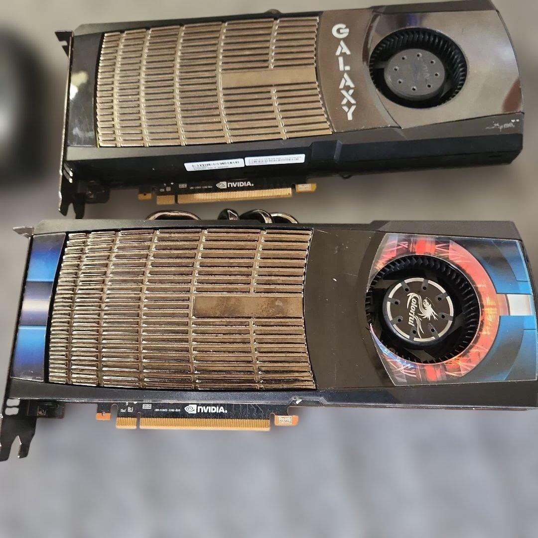 【完動品】3WAY-SLI Nvidia GeForce GTX480 セート