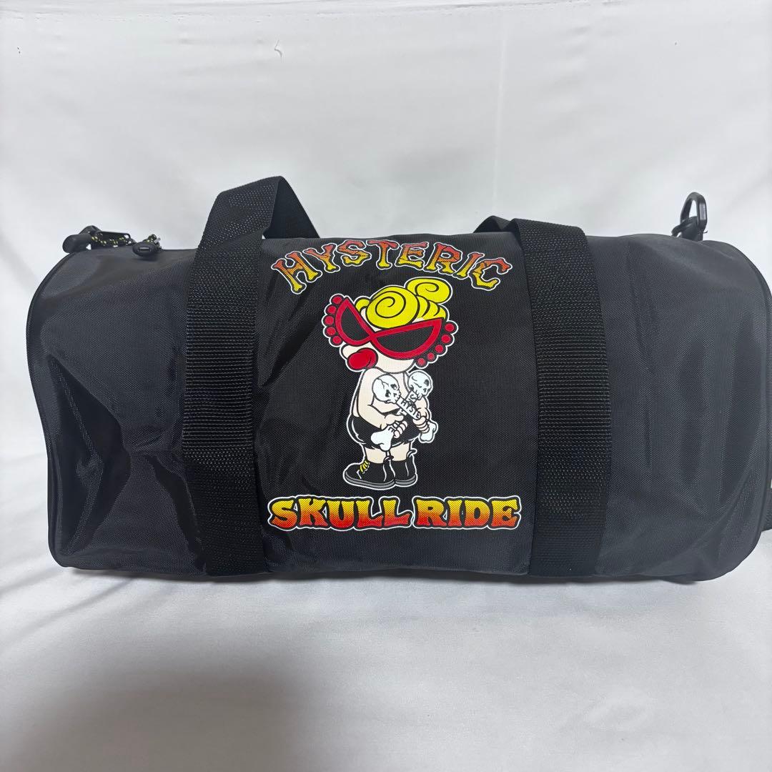 HYSTERIC MINI　SKULL RIDE ボストンBAG ブラック大容量