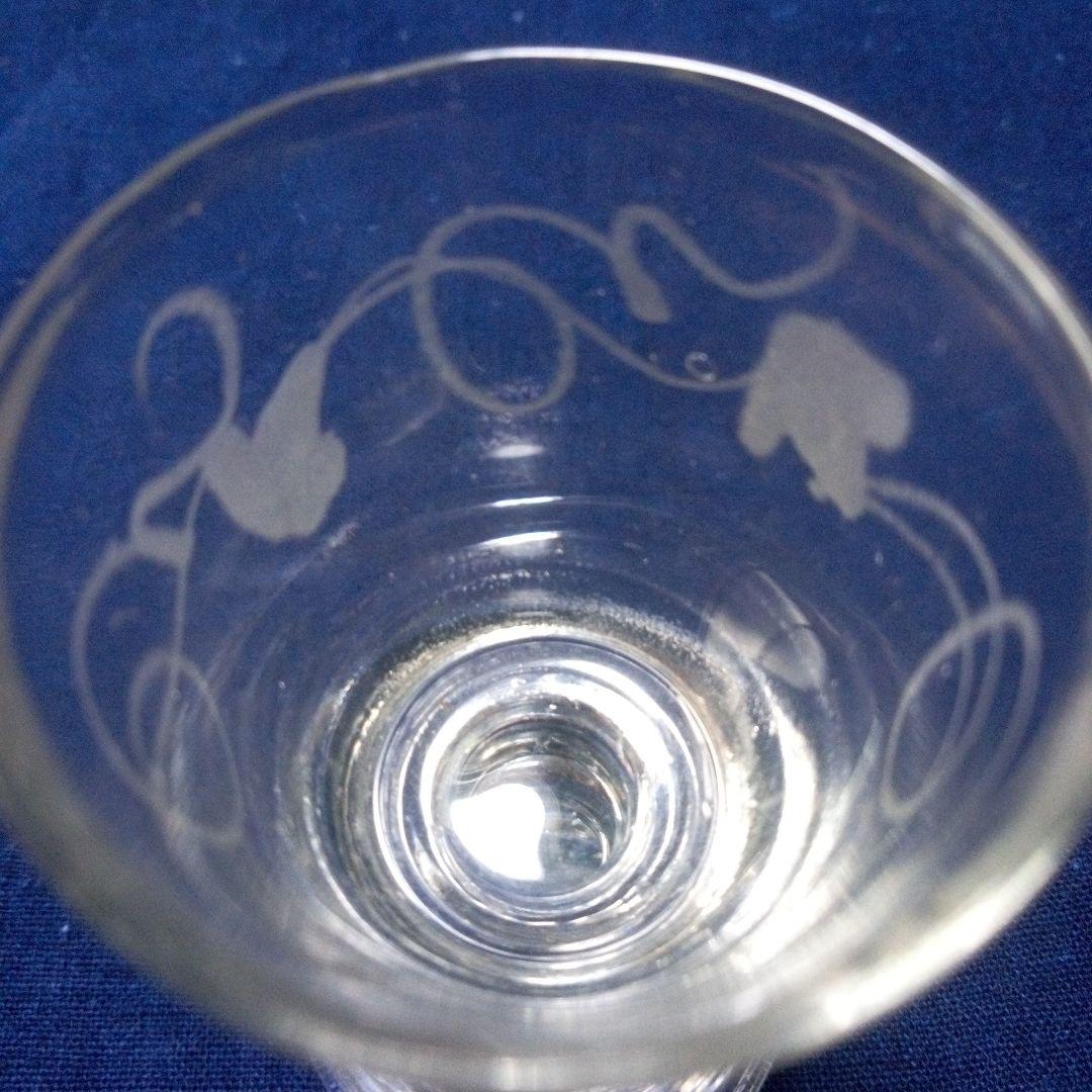 明治．大正のガラス　グラヴュール脚付杯