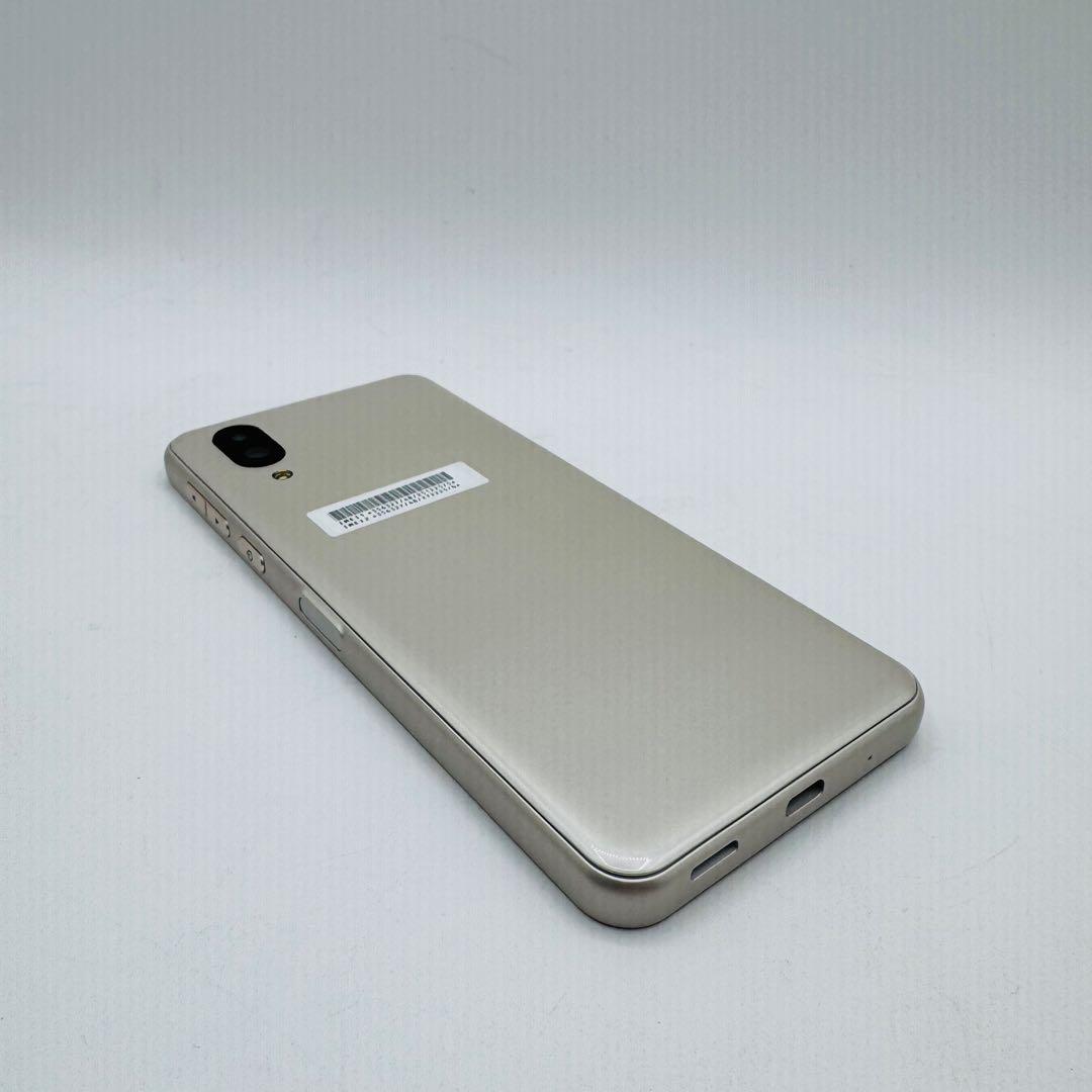 【極美品】シンプルスマホ6 A201SH シャンパンゴールド　SIMフリー