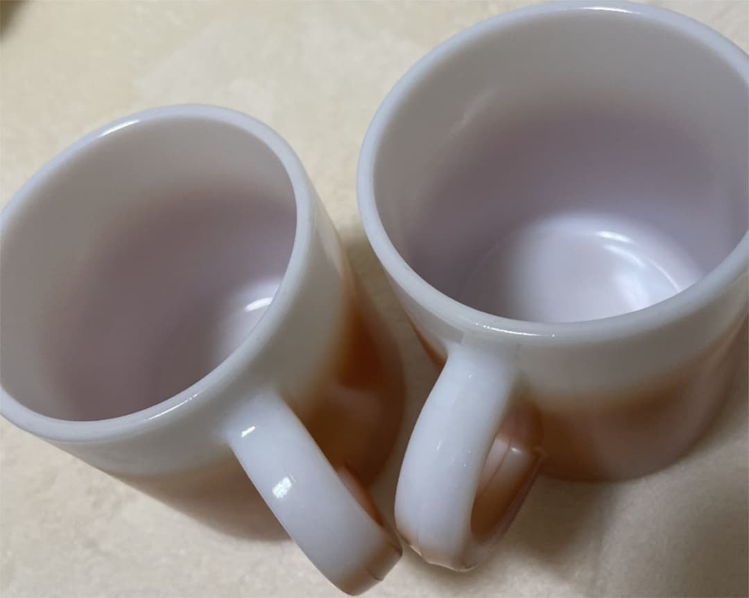 ヘーゼルアトラス　マグ　茶色セット