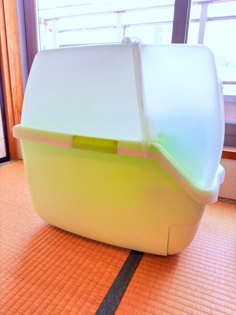 アイリスオーヤマ猫トイレグリーン