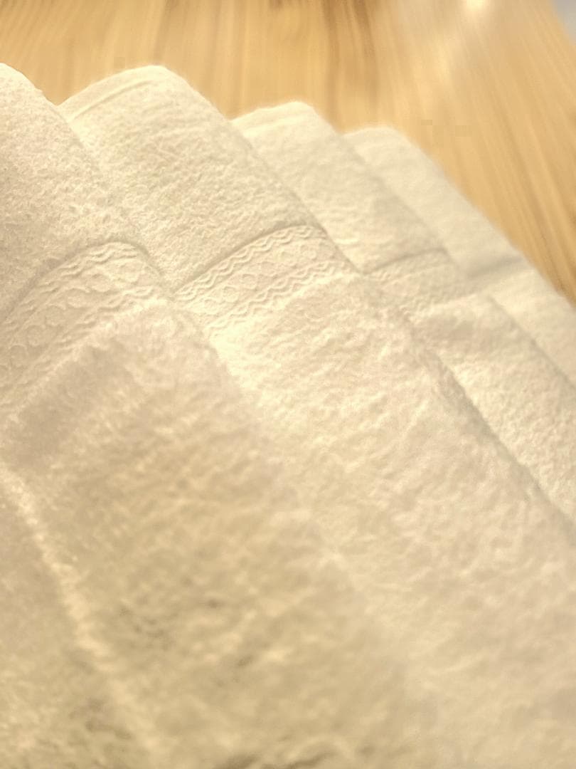 泉州タオル 高級綿糸ホワイトバスタオルセット4枚入 まとめ売り タオル新品