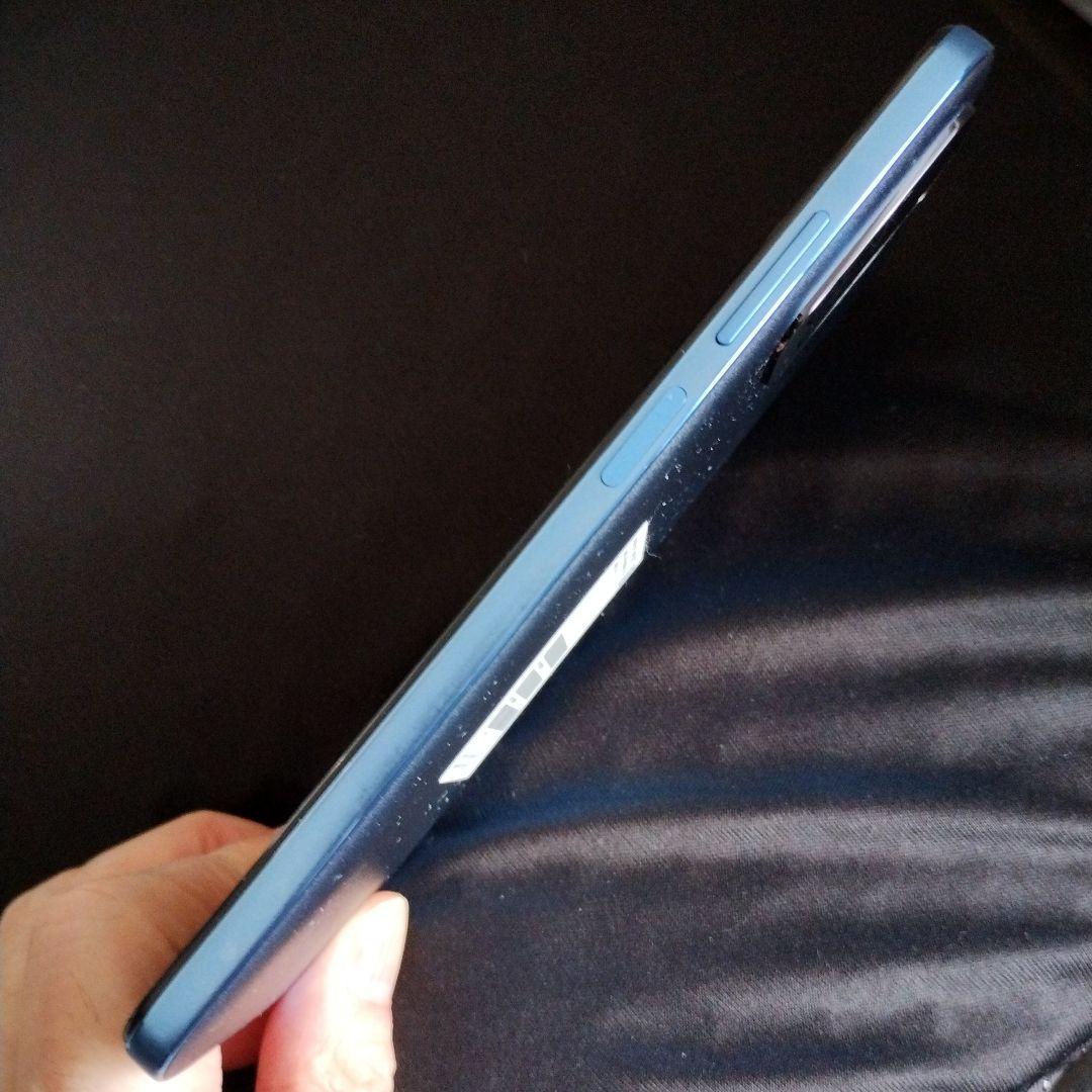 週末特価 Xiaomi Redmi Note 11 青色 別購入ケース付属