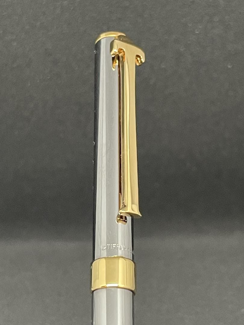★箱付き★ティファニー ボールペン シャーペン セット 回転式 ルテニウム