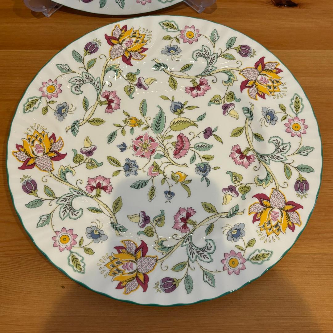 ミントン　MINTON　英国製　ハドンホール　大皿　プレート　27cm　2枚組
