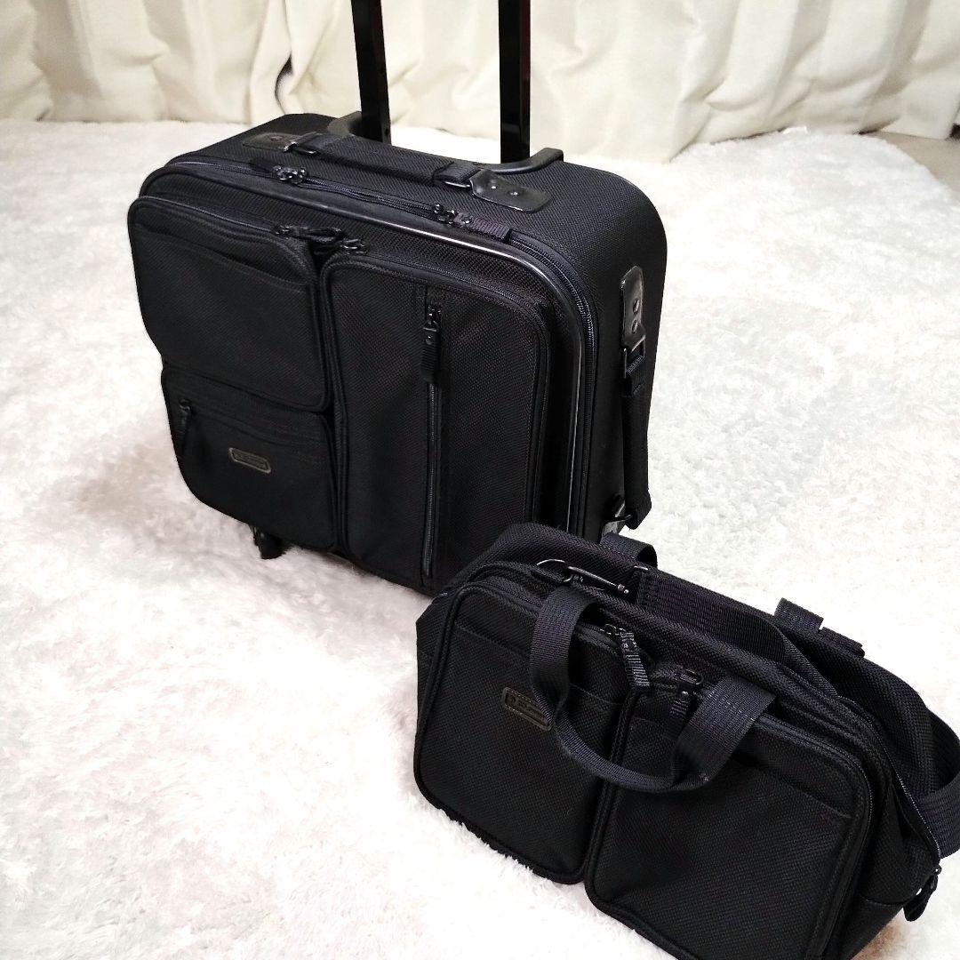 EZ SWANY ビジネスキャリー バッグ付き 4輪　機内持ち込み スーツケース