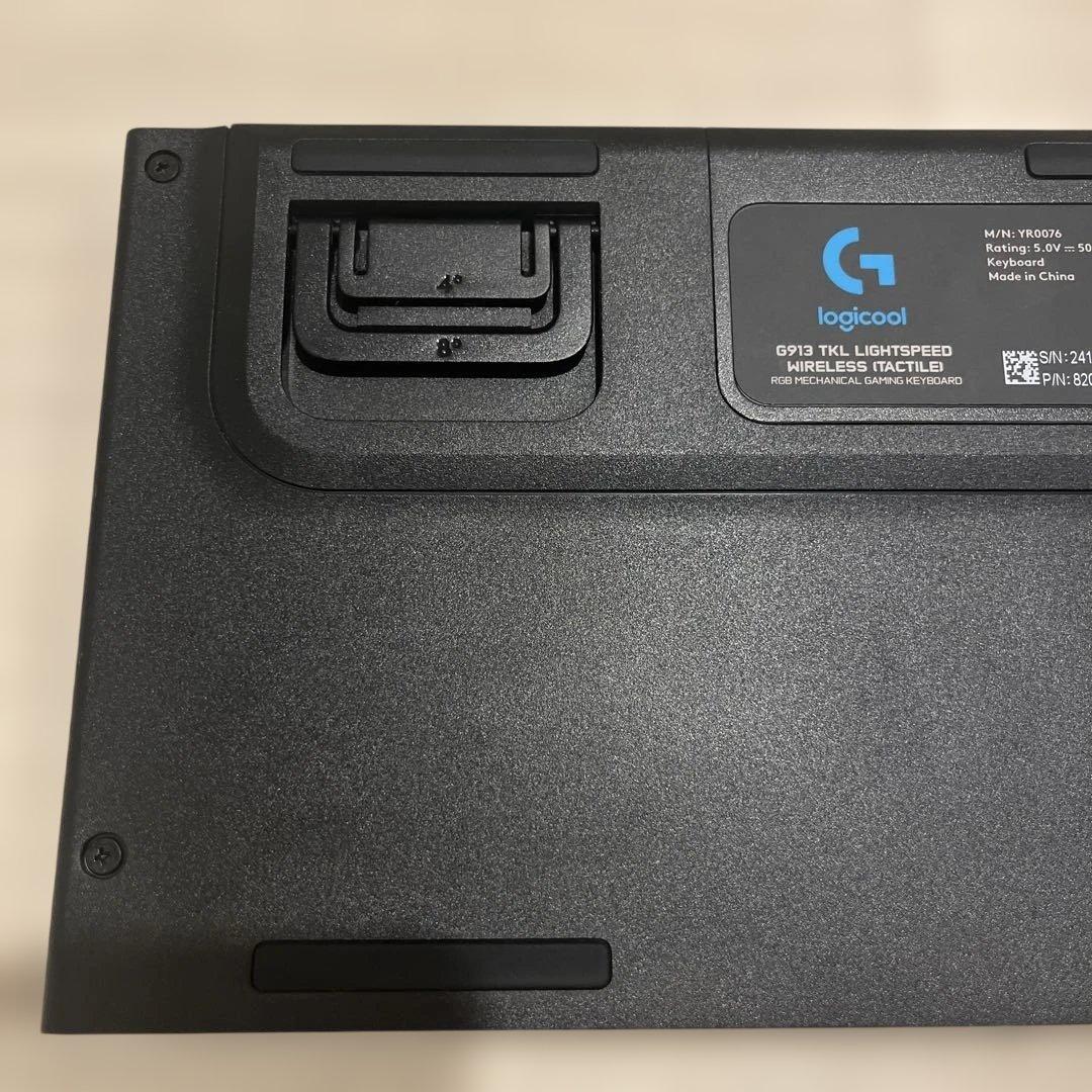 Logicool keyboard G913 TKL ブラック タクタイル