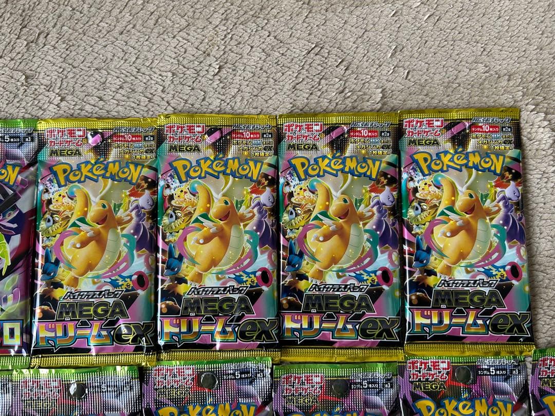 新品未開封ポケモンカード MEGAドリームex1箱パック4PCムニキス12PC