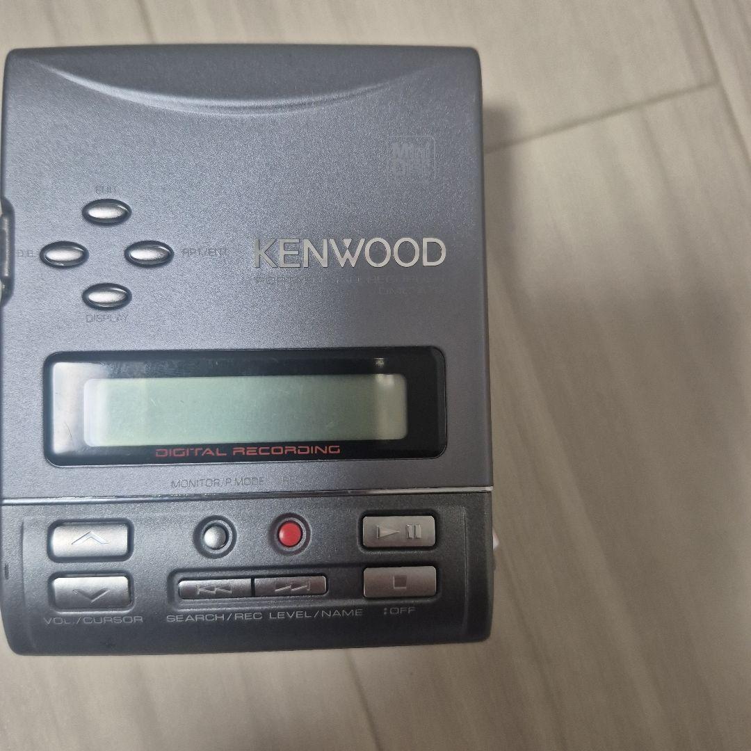KENWOOD MD プレイヤー　DMCーA7R　レトロ 動作未確認　ジャンク