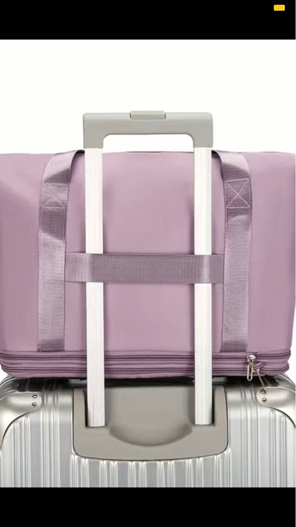 ❤️即購入OK❤️旅行用軽量トラベルダッフルバッグ、ホイール付き拡張可能ジッパー付き