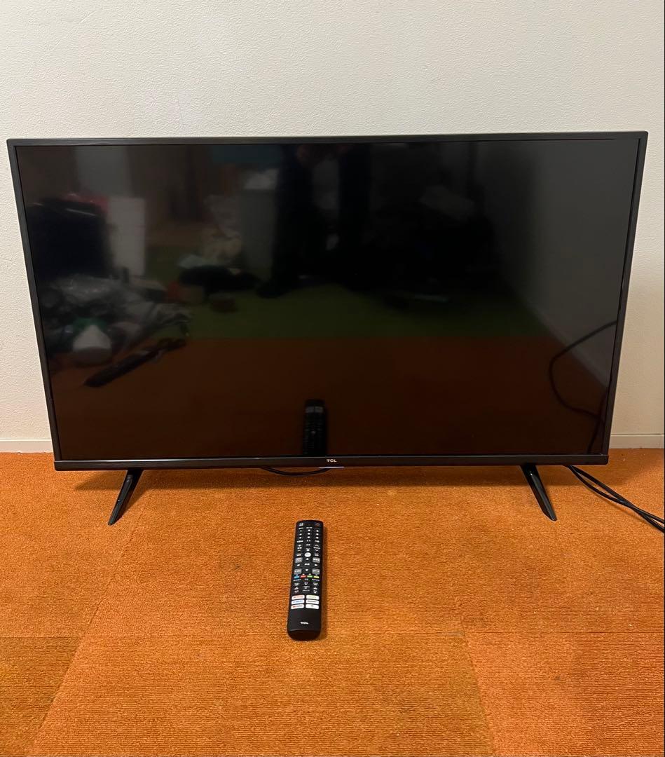TCL 2022年 43V型4K 液晶テレビ スマートテレビ 動画配信アプリ○