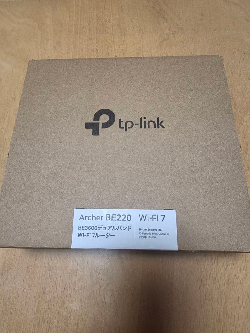 TP-Link Archer BE220 Wi-Fi 7 ルーター