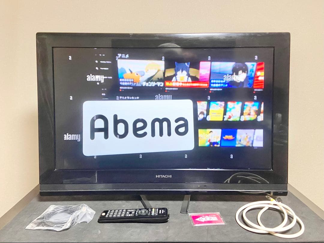 日立 Wooo｜32V型HD/アンテナ/HDMI/純正リモコン付