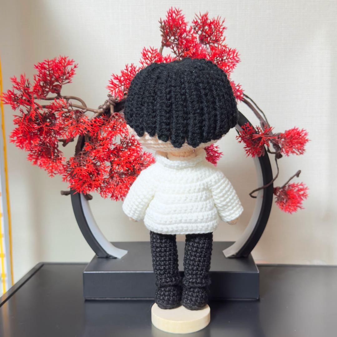 新郎新婦 あみぐるみ ウェディングドール