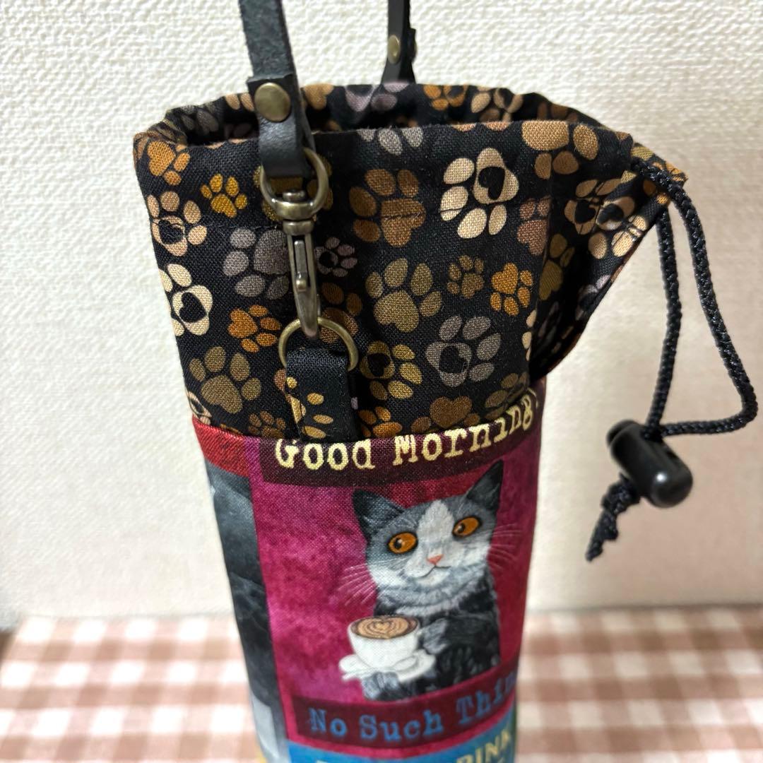 タイムレストレジャー コーヒーねこちゃんペットボトルカバー② ハンドメイド