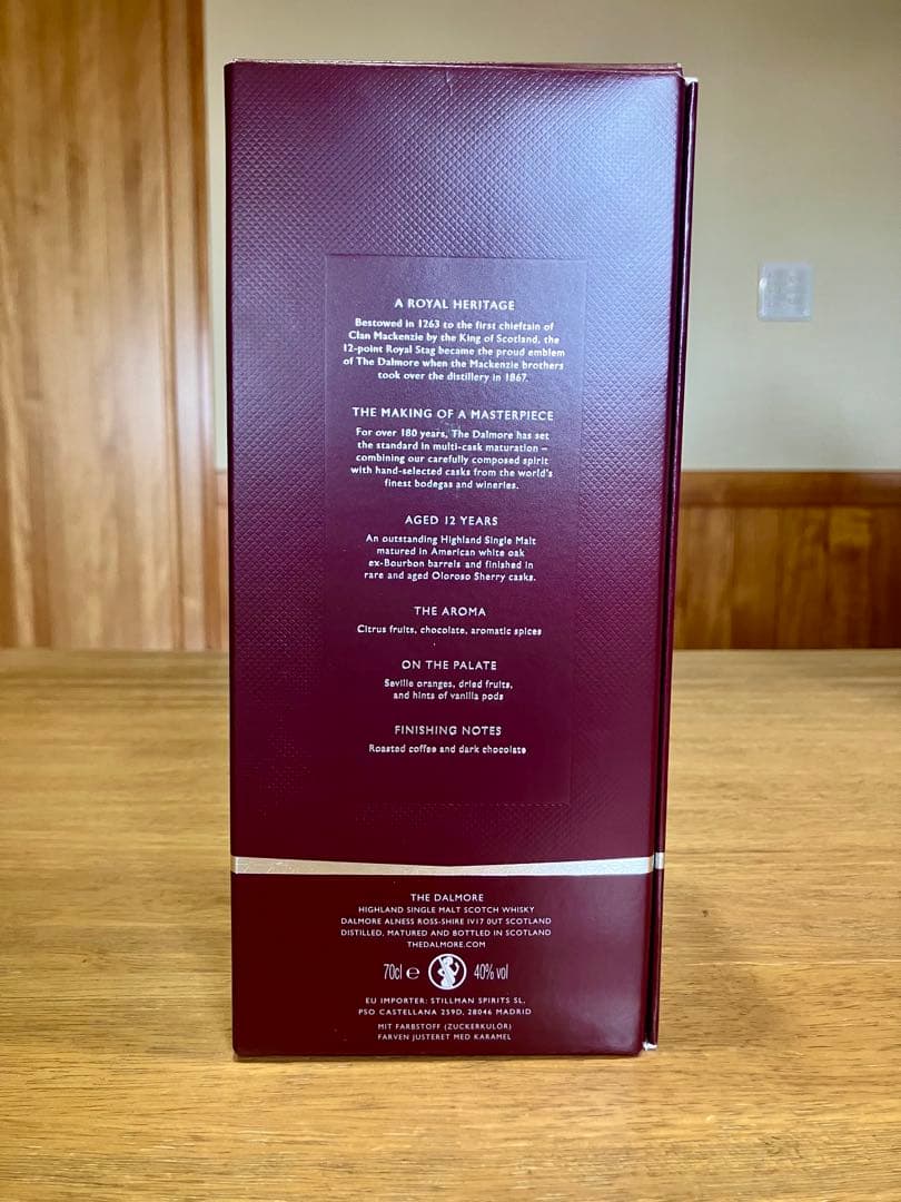 未開封THE DALMORE12年 ダルモア シングルモルトウイスキー700ml