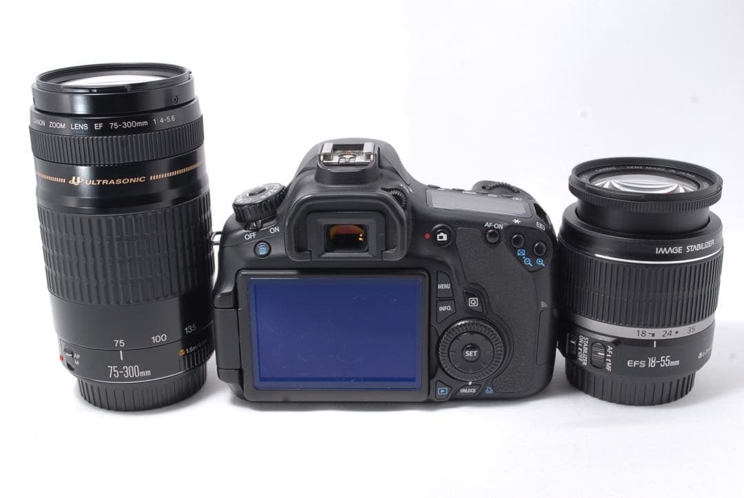 本格一眼レフ✨液晶動く＆超望遠セット！Canon 60D✨SDカード付き♪