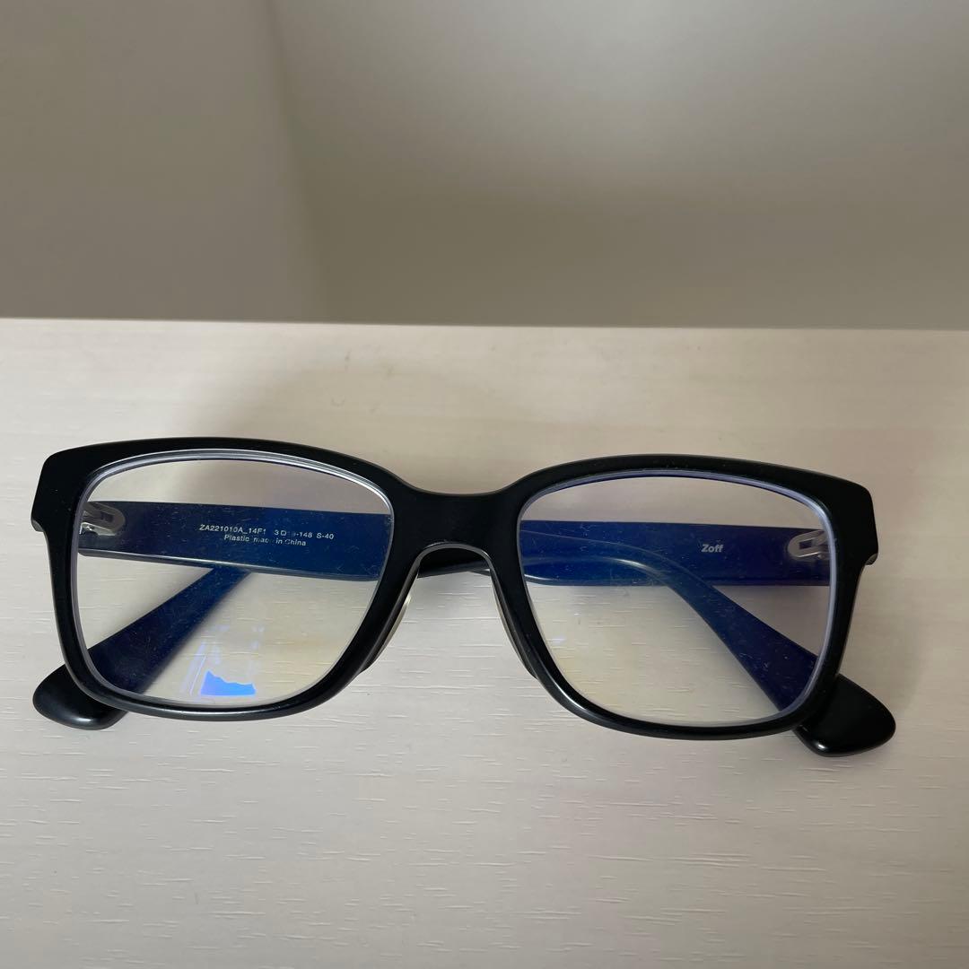 Zoff メガネ　トータス柄 黒縁メガネ　まとめあ売り