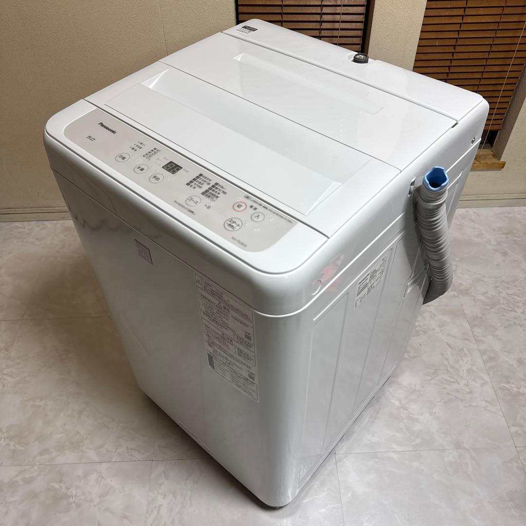 送料込 Panasonic 洗濯機 5kg オリジナル機能&カラー 送風乾燥機能