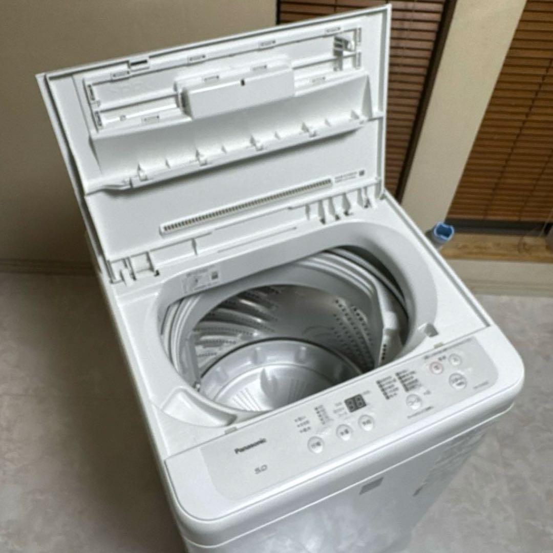 送料込 Panasonic 洗濯機 5kg オリジナル機能&カラー 送風乾燥機能